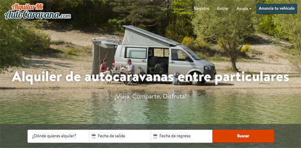 AlquilarMiAutoCaravana.com – alquiler de autocaravanas entre particulares