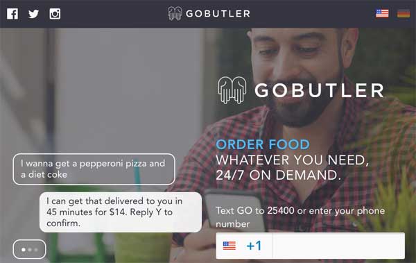 gobutlernow.com – Ashton Kutcher invierte en el servicio de conserjería por SMS